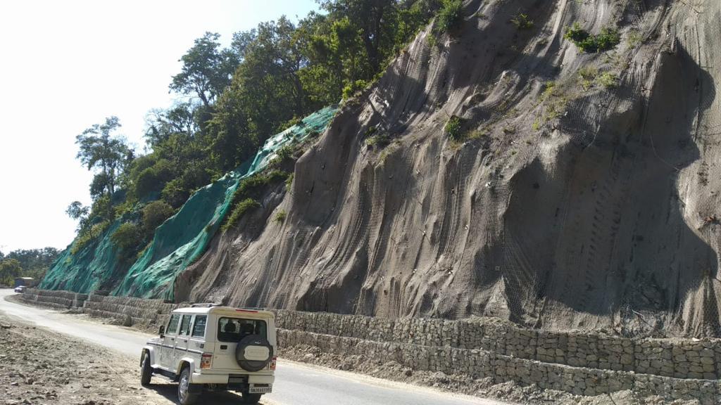 Soil Nailing Work using geosynthetic solutions in India